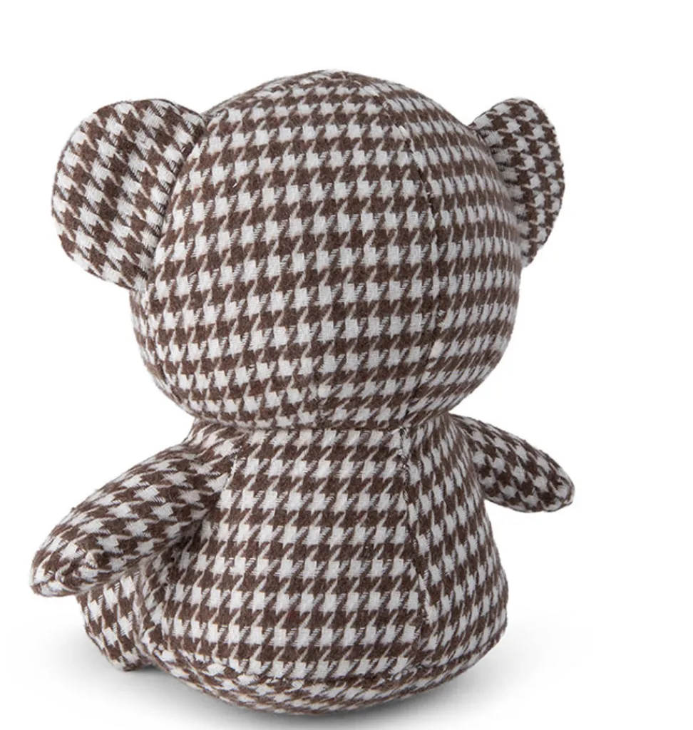 Miffy / Nijntje by BonTon Toys Boris-Bär im klassischen, schicken Hahnentrittmuster- Weihnachten|Bären Zum Kuscheln