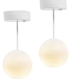 Lundby Chinesische Hängelampen von für das Puppenhaus, 2er-Set mit LED-Beleuchtung- Puppenmöbel Und Zubehör|Puppenhaus Und Mäusehaus