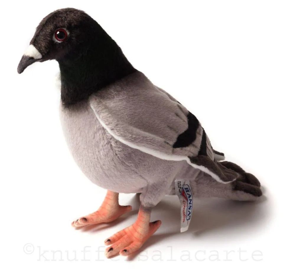 Hansa knuffels Genau wie eine echte Kuscheltaube von Hansa- Kuschelvögel