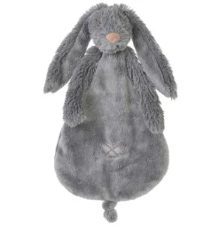 Happy Horse Kuscheltuch Hase dunkelgrau- Schmusetuch|Kuscheltiere < 15 Euro