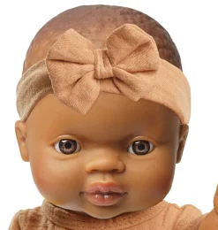 Heless -Kleid mit Stirnband für Gordi-Puppen / Karamell- Paola Reina Gordi Babypuppen