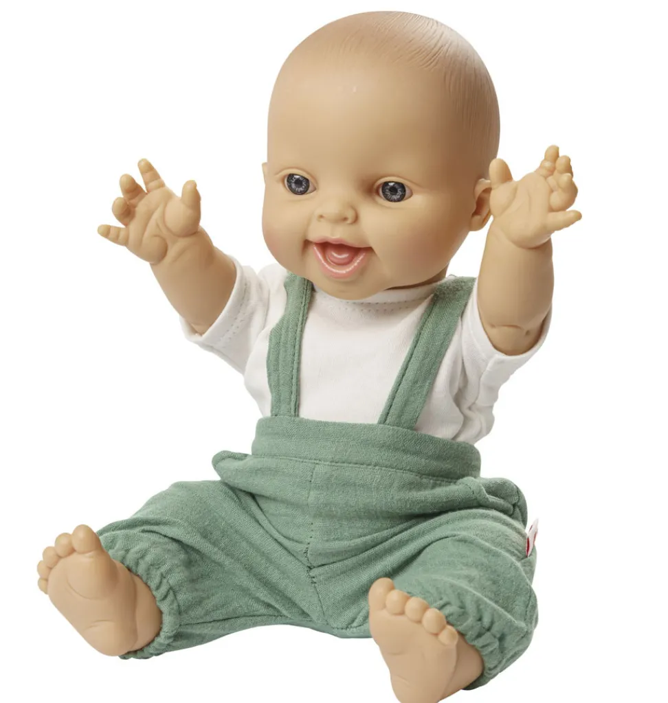 Heless -Latzhose mit T-Shirt für Gordi-Puppen / Salbeigrün- Gordi Puppenkleidung|Paola Reina Gordi Babypuppen