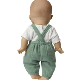 Heless -Latzhose mit T-Shirt für Gordi-Puppen / Salbeigrün- Gordi Puppenkleidung|Paola Reina Gordi Babypuppen