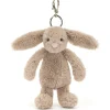 Jellycat knuffels Jellycat Bashful Hase beige / Taschenanhänger- Mädchen|Haustiere Umarmen