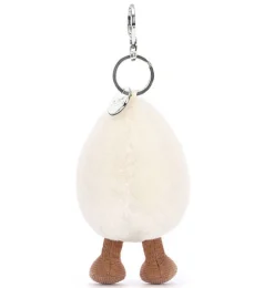Jellycat knuffels Jellycat Bashful Hase Silber/Taschenanhänger- Essen / Food
