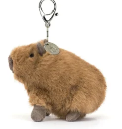 Jellycat knuffels Jellycat Clyde Capybara Taschenanhänger / Anhänger / Schlüsselanhänger / Taschenanhänger- Jungen|Mädchen