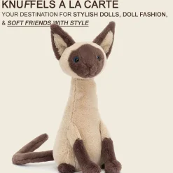 Jellycat knuffels Jellycat Iris Siamkatze- Jungen|Mädchen