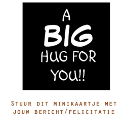 Karte "eine große Umarmung für Sie"- Jungen|Kuscheltiere < 15 Euro