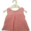 Hollie Kleid für Gordi Puppen aus / Farbe Old Pink- Gordi Puppenkleidung|Paola Reina Gordi Babypuppen