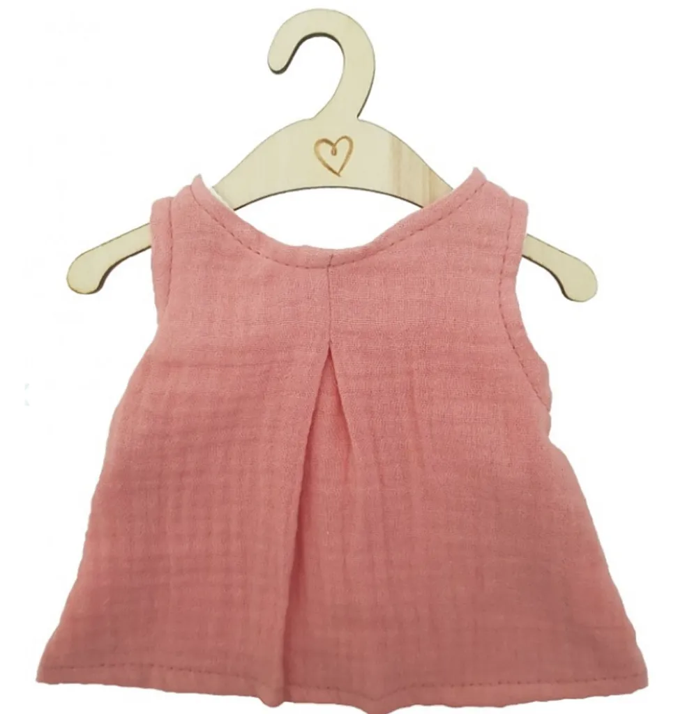 Hollie Kleid für Gordi Puppen aus / Farbe Old Pink- Gordi Puppenkleidung|Paola Reina Gordi Babypuppen