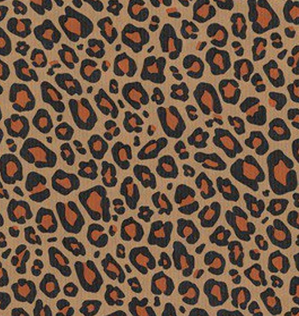 Leoparden-Geschenkpapier aus Kraftpapier- Kuscheltiere < 15 Euro