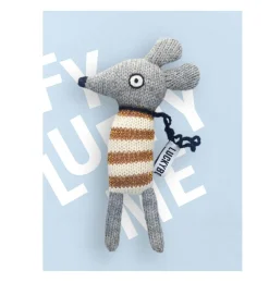 Luckyboysunday mini Glücksrattengold- Gestrickte Puppen|Mädchen