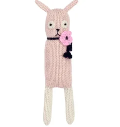 Luckyboysunday Mini-Blumenpuppe 14 cm- Gestrickte Puppen|Mädchen