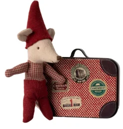 Maileg Baby-Weihnachtsmäuse im Koffer- Puppenhaus Und Mäusehaus|Maileg Babymäuse Und Häschen.