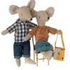Maileg Bekleidungsset für Vater Maus- Kleidung Für Die Maileg-mäuse|Maileg Vater Und Mutter Maus / Opa Und Oma Maus