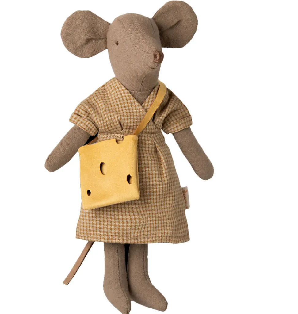 Maileg Bekleidungsset Mutter Maus / Kleid und Tasche- Kleidung Für Die Maileg-mäuse|Puppenhaus Und Mäusehaus