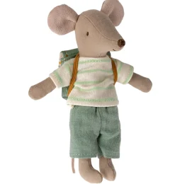 Maileg Big Brother Dreiradmaus mit Tasche- Maileg Big Brother Mäuse, Kleidung Und Zubehör|Jungen