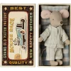 Maileg Big Brother Maus mit Pyjama in Streichholzschachtel- Puppenhaus Und Mäusehaus|Maileg Big Brother Mäuse, Kleidung Und Zubehör