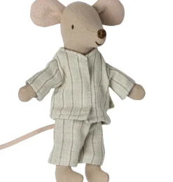 Maileg Big Brother Maus mit Pyjama in Streichholzschachtel- Puppenhaus Und Mäusehaus|Maileg Big Brother Mäuse, Kleidung Und Zubehör