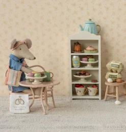 Maileg Café-Set für die Mäuse / blassrosa / Tisch mit Bank- Puppenmöbel Und Zubehör|Puppenhaus Und Mäusehaus