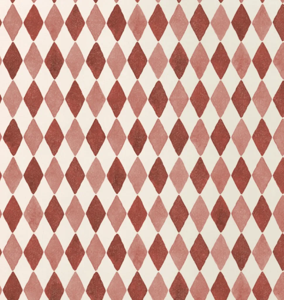 Maileg Geschenkpapier Harlequin rot- Kuscheltiere < 15 Euro