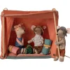 Maileg Happy Camper Zelt für die Mäuse / orange / Kollektion 2025- Puppenmöbel Und Zubehör|Puppenhaus Und Mäusehaus
