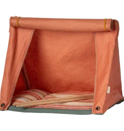 Maileg Happy Camper Zelt für die Mäuse / orange / Kollektion 2025- Puppenmöbel Und Zubehör|Puppenhaus Und Mäusehaus