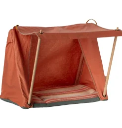 Maileg Happy Camper Zelt für die Mäuse / orange / Kollektion 2025- Puppenmöbel Und Zubehör|Puppenhaus Und Mäusehaus