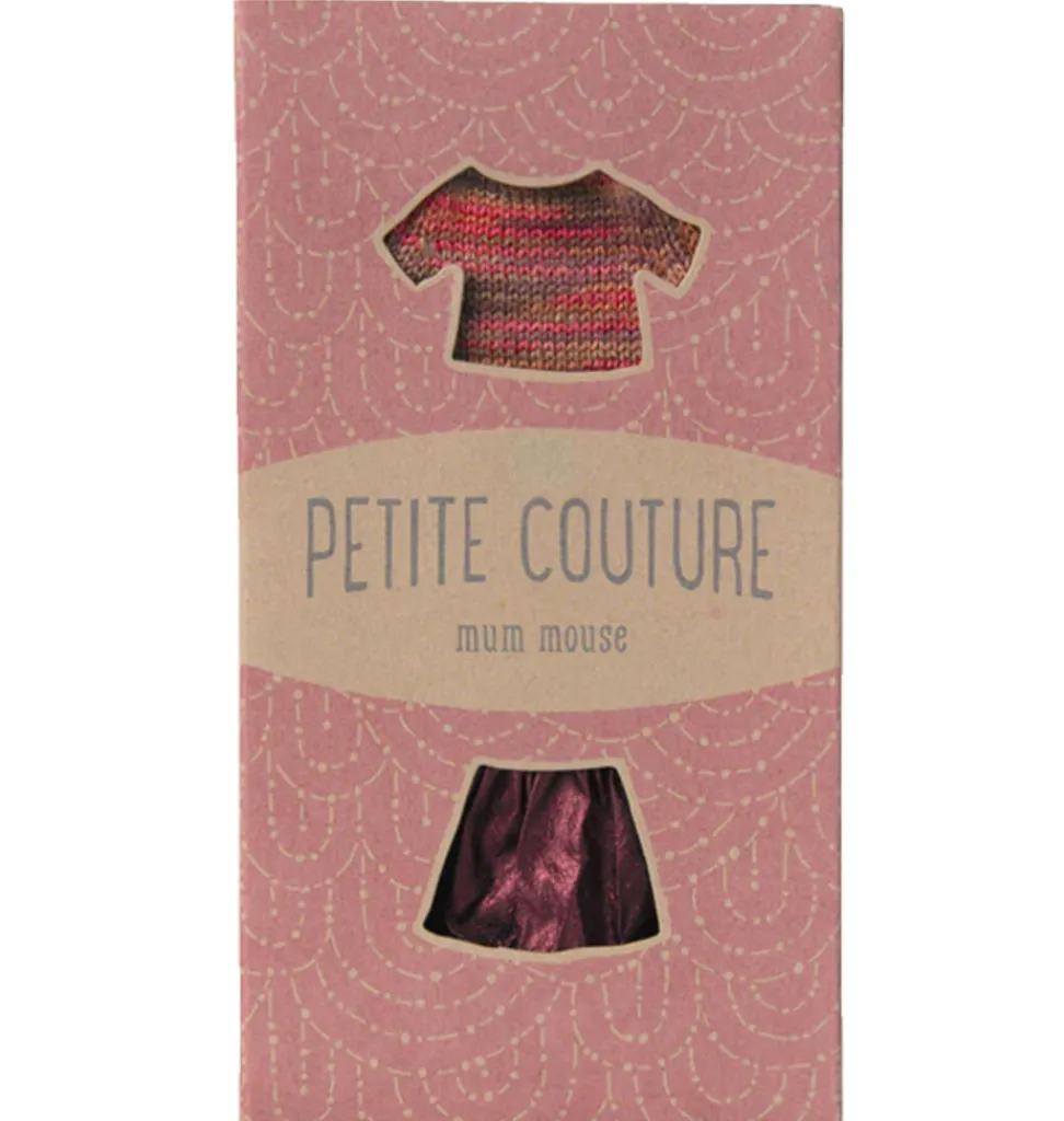 Maileg Kleidungsset Petite Couture Mutter Maus / Rock und Top- Puppenhaus Und Mäusehaus|Maileg Vater Und Mutter Maus / Opa Und Oma Maus