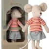 Maileg Mimie Große Schwester Maus- Puppenhaus Und Mäusehaus|Maileg Big Sister Mäuse, Kleidung Und Zubehör