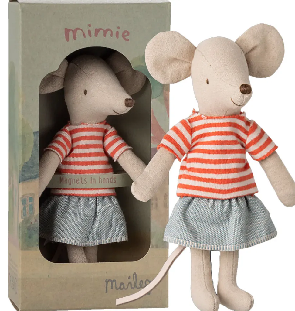Maileg Mimie Große Schwester Maus- Puppenhaus Und Mäusehaus|Maileg Big Sister Mäuse, Kleidung Und Zubehör