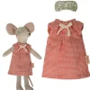 Maileg Nachthemd für Mutter-Maus-Bekleidungsset- Kleidung Für Die Maileg-mäuse|Puppenhaus Und Mäusehaus