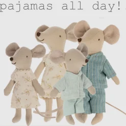 Maileg Nachthemd für Mutter-Maus-Bekleidungsset- Kleidung Für Die Maileg-mäuse|Puppenhaus Und Mäusehaus
