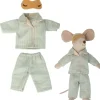 Maileg Pyjama-Set für Vater Maus- Kleidung Für Die Maileg-mäuse|Puppenhaus Und Mäusehaus
