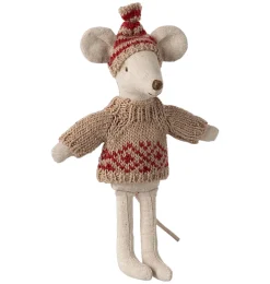 Maileg Strickpullover und Mütze für Mutter Maus- Puppenmöbel Und Zubehör|Kleidung Für Die Maileg-mäuse