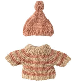 Maileg Strickpullover und Mütze für die Big Sister Maus- Kleidung Für Die Maileg-mäuse|Puppenhaus Und Mäusehaus