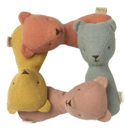 Maileg Teddybärrassel / Staubgelb- Jungen|Rasseln