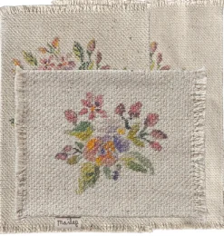 Maileg Teppich Blumen mittelgroß- Puppenmöbel Und Zubehör|Puppenhaus Und Mäusehaus