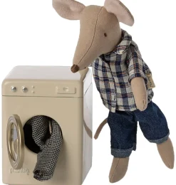 Maileg Waschmaschine für die Mäuse- Puppenmöbel Und Zubehör|Puppenhaus Und Mäusehaus
