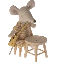 Maileg -Set aus Tisch und Hocker für die Mäuse- Puppenhaus Und Mäusehaus|Mädchen