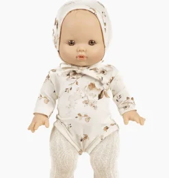 Minikane / Strampler für die Gordi-Puppen / Design: Fleurs d'autumne- Gordi Puppenkleidung|Puppenunterwäsche