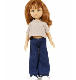 Minikane Amigas – Ensemble Hose Jean et Top Faustine und Double Gaze Galet- Amigas Puppenkleidung Und Schuhe|Minikane Puppen, Möbel Und Accessoires