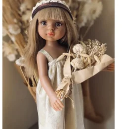 Minikane Amigas Puppenkleid Samt gold mit Kleiderbügel- Amigas Puppenkleidung Und Schuhe|Minikane Puppenkleidung Für Gordis, Gordi Debout, Amigas, Babys, Les Minis & Peque
