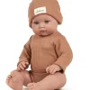 Minikane Bambinis – Ensemble mit langen Ärmeln, Andréa et bonnet und nid d'abeille pétale- Minikane Collection Les Bambinis.|Puppenunterwäsche