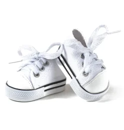 Minikane Basketballschuhe Komvers weiß für Gordi Puppen- Gordi Puppenkleidung|Puppenschuhe / Puppenstiefel / Hausschuhe / Sandalen