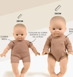 Minikane Kollektion Babys / Body / rosa- Kleidung Für Die Minikane Babys Von 28 Cm|Puppenunterwäsche