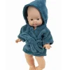 Minikane peignoir und tissu éponge Paon für Gordi-Puppen- Gordi Puppenkleidung|Minikane Puppen, Möbel Und Accessoires