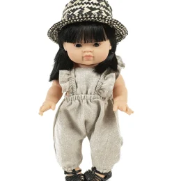 Minikane Strohhut Pablo Noir für Gordi-Puppen- Gordi Puppenkleidung|Minikane Puppen, Möbel Und Accessoires