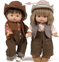 Minikane -Cowboyhut für die Gordi-Puppen- Gordi Puppenkleidung|Minikane Puppenkleidung Für Gordis, Gordi Debout, Amigas, Babys, Les Minis & Peque