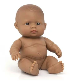 Miniland poppen Miniland Babypuppe Lateinamerikanisches Mädchen- Miniland-puppen|Mädchen